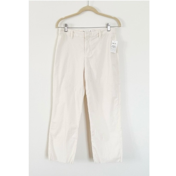 Frank & Eileen Kinsale Performance Straight Leg Pants Corduroy Vintage White 8 - Picture 4 of 5
